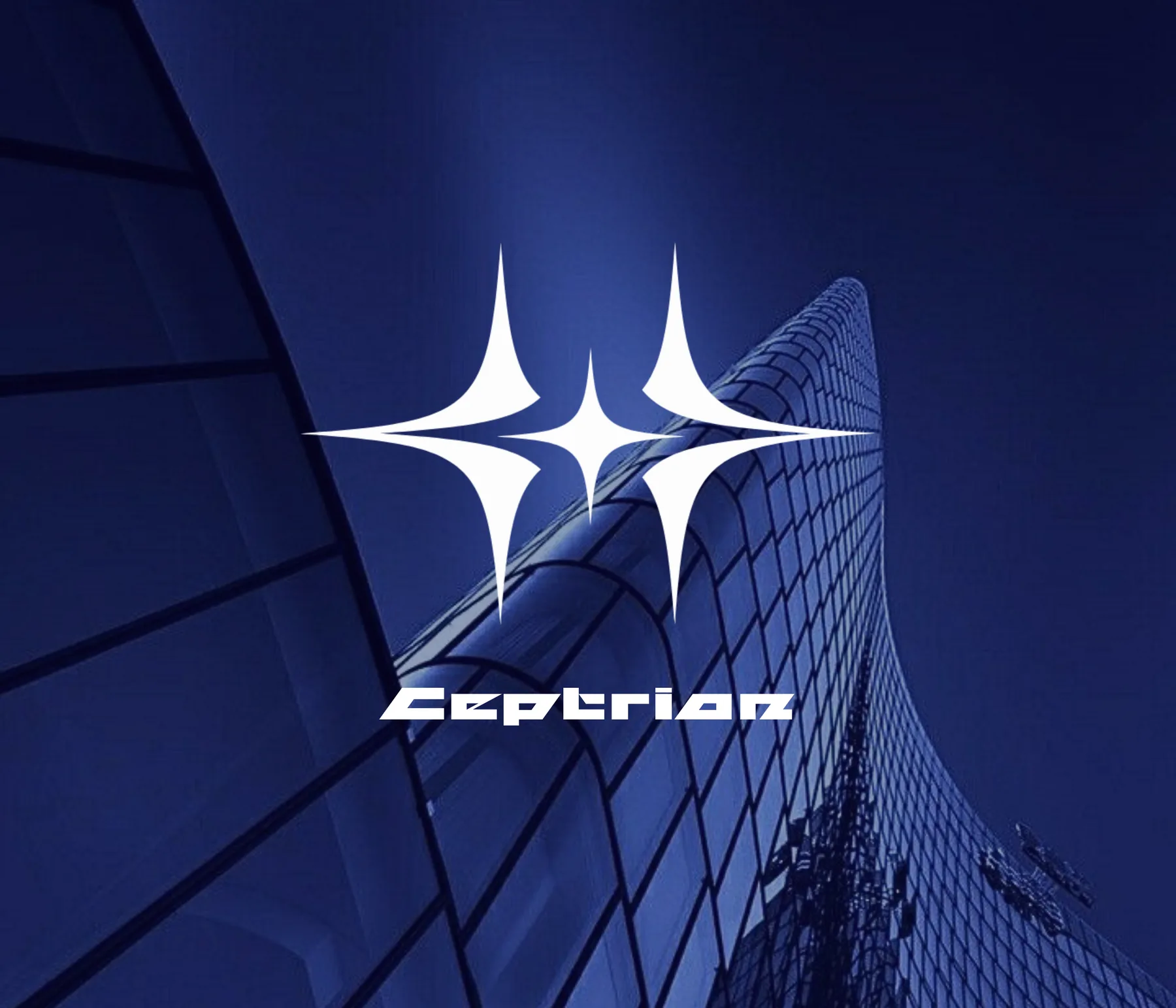 Ceptrion logo over a glass building